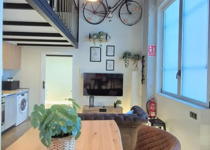 Impresionante Apartamento Industrial Wifi Gratis Hasta 4 Os Encantara Apartment Valencia